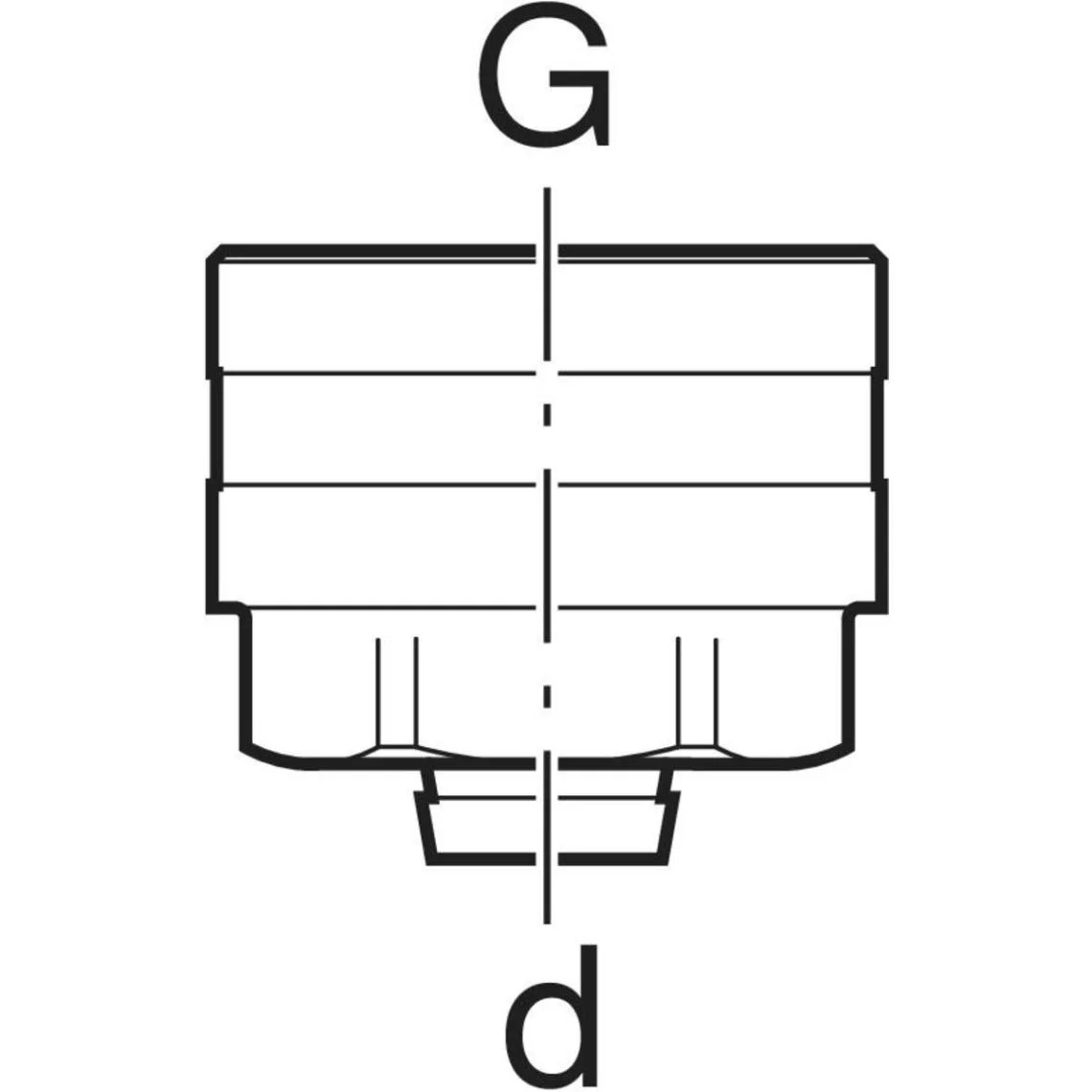 Резьбовое соединение Geberit Mepla под евроконус: CW617N, d=16мм, G=3/4 (641.534.22.2) - Фото 3