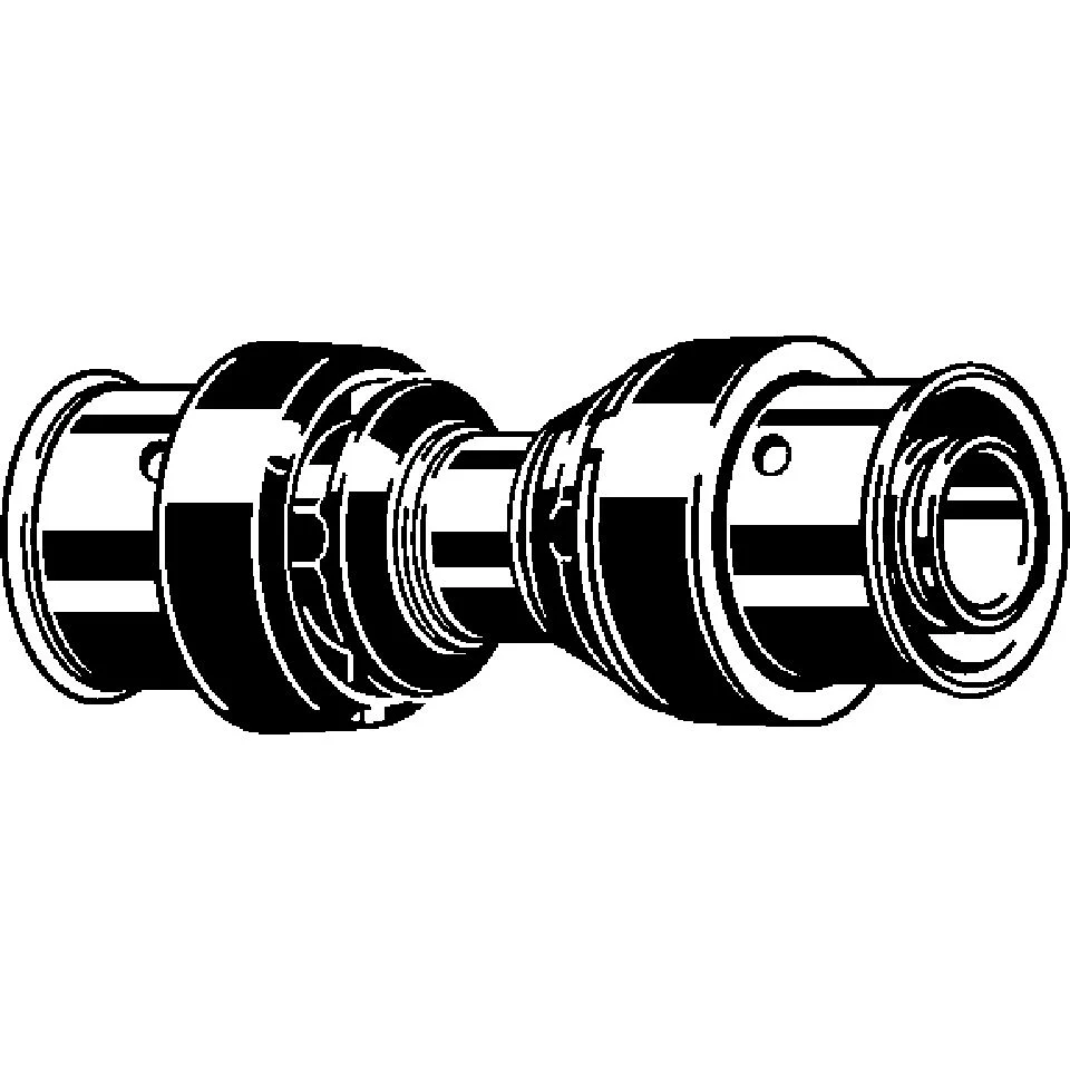Муфта Viega Smartpress із SC-контуром d=16 мм, нержавіюча сталь (729752) - Фото 2