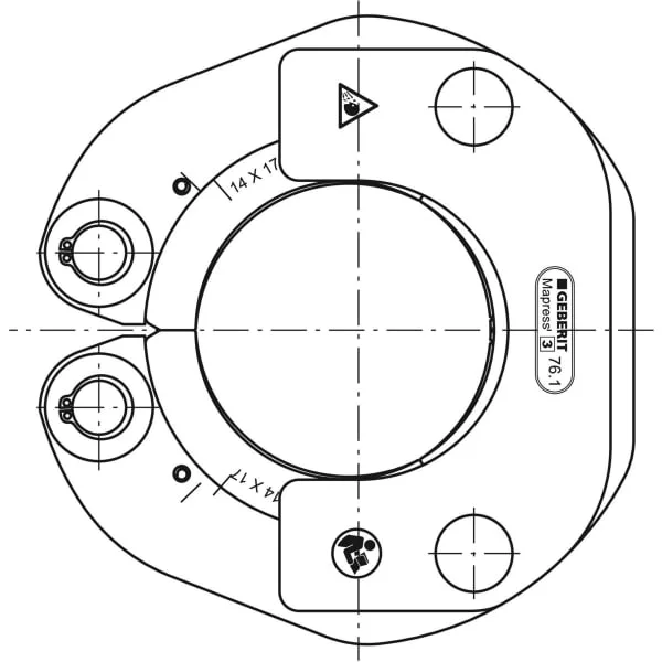Обжимное кольцо Geberit Mapress [2XL]/[3] d 76,1 (90797) - Фото 3