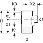 Тройник Geberit Silent-db20 88,5гр: d=160мм, d1=110мм (315.108.14.1) - Фото 3