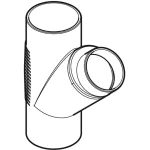Трійник Geberit Silent-db20 45°: d=160 мм, d1=135 мм (315.124.14.1) - Фото 2