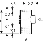 Трійник Geberit Silent-db20 88.5 ° d = 160х160 мм (315.148.14.1) - Фото 3