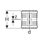 Муфта Geberit Silent-PP d=40 мм (390.116.14.1) - Фото 3