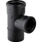 Тройник Geberit Silent-PP 87.5°: d=40мм, d1=40мм (390.147.14.1) - Фото 1