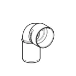Соединительное колено Geberit Silent-PP 90° d 50/46 (390.283.14.1) - Фото 2