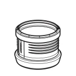 Переходная муфта Geberit Silent-PP на Geberit Silent-db20 d 50 (390.296.14.1) - Фото 2