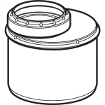 Перехід ексцентриковий Geberit Silent-PP d 90/50 (390.474.14.1) - Фото 2