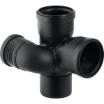 Трійник Geberit Silent-PP 87,5 ° d 110/75/110 (390.563.14.1) - Фото 1