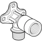 Водорозетка Geberit 90гр с внешней резьбой MF 1/2 DN15 (602.287.00.2) - Фото 2