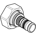 З'єднання Geberit Mepla для колектора пряме d 20x3/4 (612.623.00.5) - Фото 2