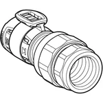 Переходное резьбовое соединение Geberit FlowFit с внутренней резьбой, d=40 мм, Rp=1 1/2 дюйм (620.614.00.1) - Фото 2