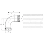Отвод Viega Megapress DN=25 мм, ВН=1 с SC-контуром, сталь нелегированная (694531) - Фото 3