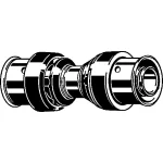 Муфта Viega Smartpress із SC-контуром d=20 мм, нержавіюча сталь (729769) - Фото 2