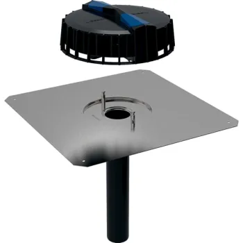 Воронка Geberit PE Pluvia зі з'єднувальним фартухом,… - Фото №1