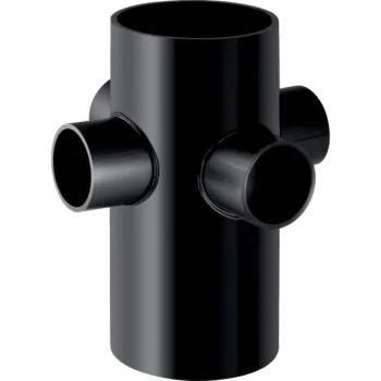 Крестовина Geberit PE 88,5° четырехсторонняя: d=110… - Фото №1