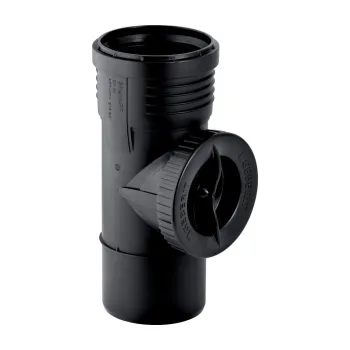 Ревизия Geberit Silent-PP 90° с круглым окном ТО,… - Фото №1