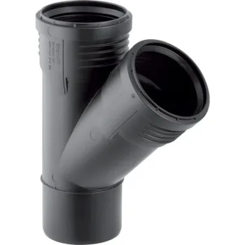 Трійник Geberit Silent-PP 45°: d=110мм, d1=40мм (390.531.14.1) - Фото №1