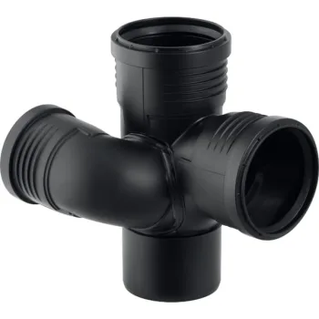 Трійник Geberit Silent-PP 87,5 ° d 110/75/110 (390.563.14.1) - Фото №1