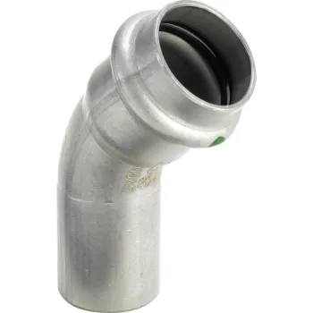 Отвод Viega Sanpress Inox, d=35 мм, 45°, с контуром… - Фото №1