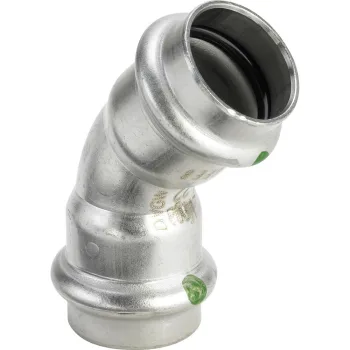 Відведення Viega Sanpress Inox, d=15 мм, 45°, нержавіюча… - Фото №1