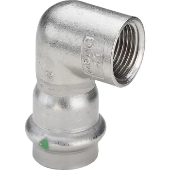 Кутник перехідний 90° Viega Sanpress Inox з SC-контуром,… - Фото №1