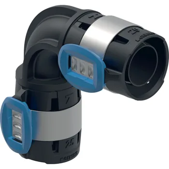 Відведення Geberit FlowFit: 90 °, матеріал = PPSU,… - Фото №1