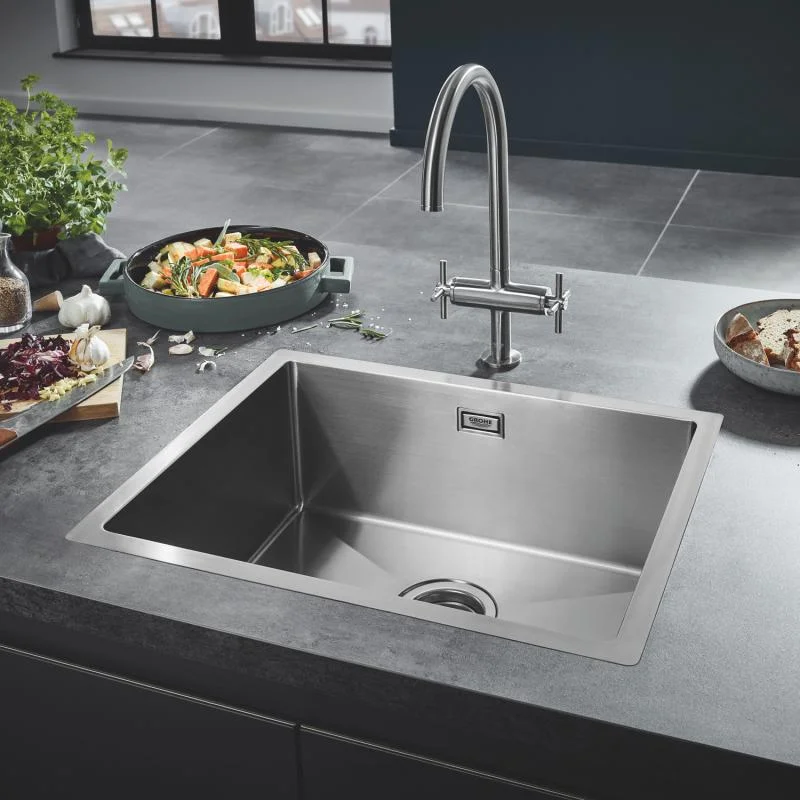 Кухонна мийка Grohe K-series K 700 60-S, нержавіюча сталь (31726SD0) - Фото 3