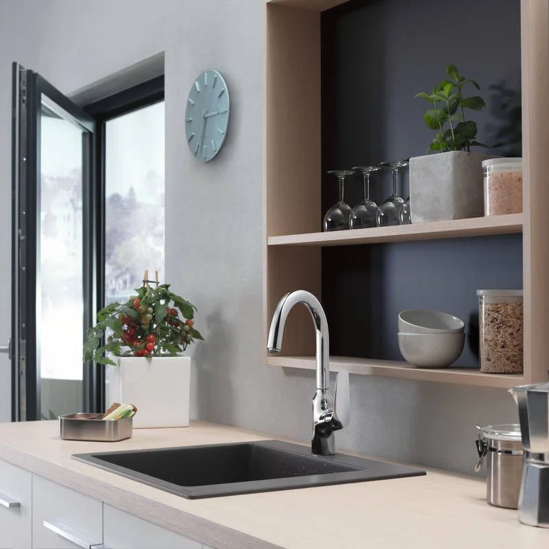 Кухонная мойка Hansgrohe S510-F450 560х510, Concretegrey (43312380) - Фото 2