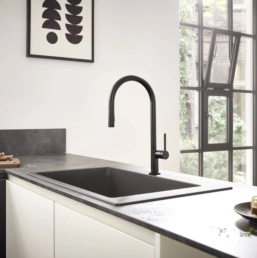 Кухонная мойка Hansgrohe S51 S510-F660 Built-in sink 770х510, stonegrey (43313290) - Фото 3