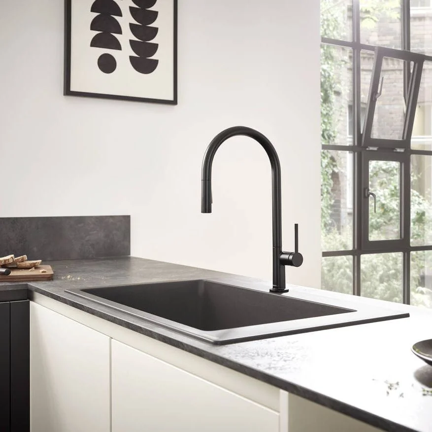 Кухонная мойка Hansgrohe S510-F660 770х510, Concretegrey (43313380) - Фото 2