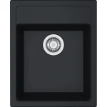 Кухонная мойка Franke SID 610-40, накладная, 43x53, тектонайт черный (114.0497.988) - Фото 1