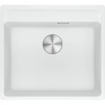 Кухонная мойка Franke MRG 610-52 TL, накладная, 56х51, гранит белый (114.0668.820) - Фото 1