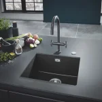 Кухонная мойка Grohe K700U 60-C 1 чаша 530x450мм, черный гранит (31654AP0) - Фото 2