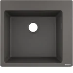Кухонная мойка Hansgrohe S510-F450 560х510, Stonegrey (43312290) - Фото 1