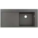 Кухонна мийка Hansgrohe S514-F450 1050х510 поличка зліва, Stonegrey (43314290) - Фото 1