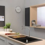 Кухонная мойка Hansgrohe S510-F770 770х510 на 2 чаши 370/370, Graphiteblack (43316170) - Фото 3