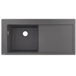 Кухонная мойка Hansgrohe S5110-F450 1050х510 полочка справа, Stonegrey (43330290) - Фото 1