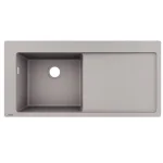 Кухонная мойка Hansgrohe S5110-F450 1050х510 полочка справа, Concretegrey (43330380) - Фото 1