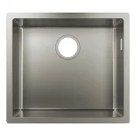 Кухонная мойка Hansgrohe S719-U500 под столешницу 550х450 сталь, Stainless Steel (43427800) - Фото 1