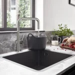 Кухонна мийка Hansgrohe S510-U450 під стільницю 500х450, Stonegrey (43431290) - Фото 2