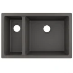 Мойка кухонная Hansgrohe S51 S510-U635 под столешницу 180/450, Stonegrey (43433290) - Фото 1