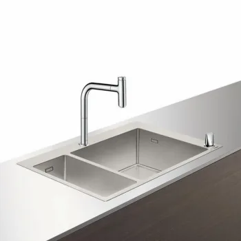 Кухонна мийка Hansgrohe C71-F655-09 Сombi 755x500… - Фото №1