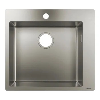 Кухонна мийка Hansgrohe S711-F450 550х500 на стільницю,… - Фото №1