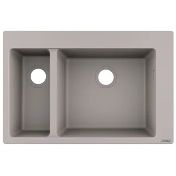 Кухонна мийка Hansgrohe S510-F635 770х510 на дві чаші… - Фото №1