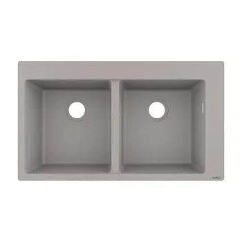 Кухонна мийка Hansgrohe S510-F770 770х510 на дві чаші… - Фото №1
