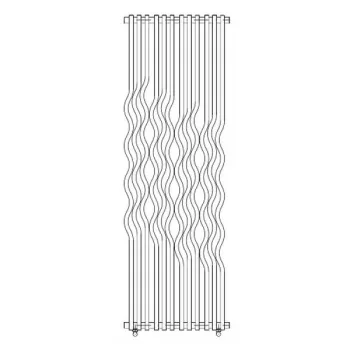 Радіатор водяний Cordivari Rio 2000x671, сатинована… - Фото №1