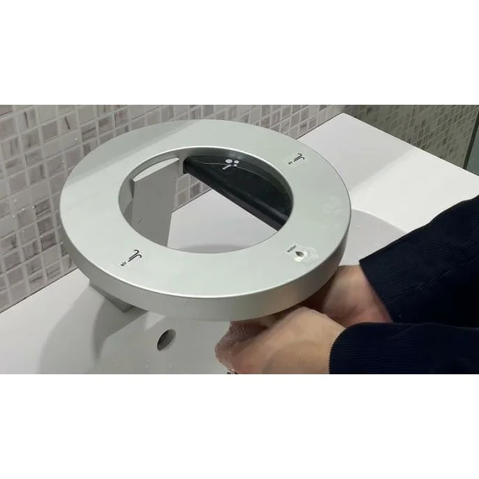 Смеситель Nofer Concept 3 с сушилкой для рук, дозатором жидкого мыла, хром (01901.B) - Фото 3
