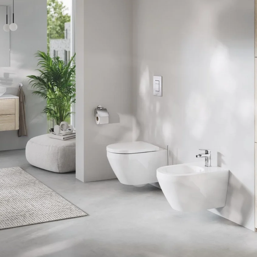 Смеситель для биде Grohe Cubeo однорычажный, S-размера, хром (1018100000) - Фото 2