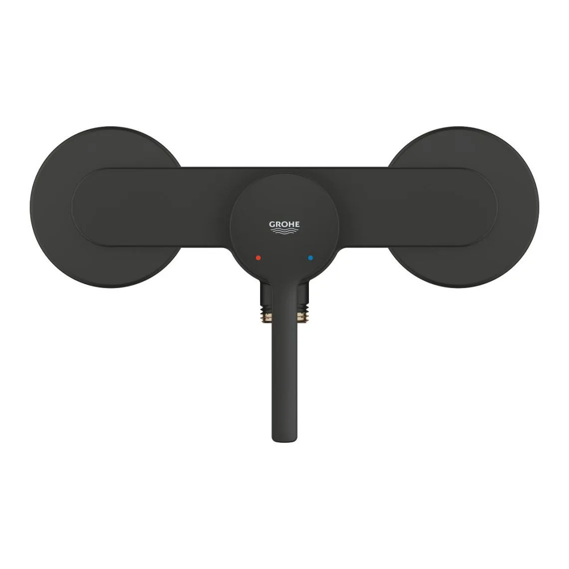 Змішувач для душу Grohe Ozanne, чорний матовий (1097962430) - Фото 3
