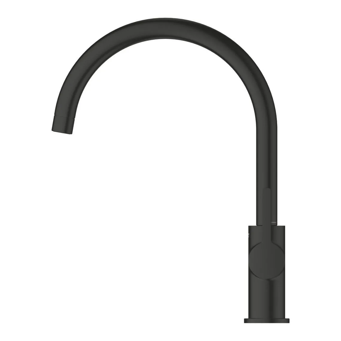 Змішувач для кухні Grohe Ozanne одноважільний, чорний матовий (1097982430) - Фото 2